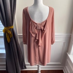 Pink Umgee Bow Dress, L